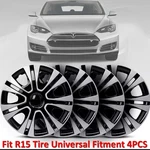 15" Set Of 4 Wheel Covers Snap On Full Fit R15 Tire & Steel Rim. Fixed Price $28.99.