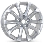 New 18" X 7" Silver Alloy Wheel Rim 2014 2015 2016 For Mazda 3 9965227080. Fixed Price $207.99.