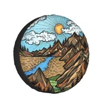Mountain Is Calling Vintage Spare Tire Cover Weatherproof Wheel Protectors Un.... Fixed Price $26.05.
