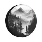 Spare Tire Mountain Lake Tree Landscape Wheel Covers Weatherproof Unive.... Fixed Price $46.84.