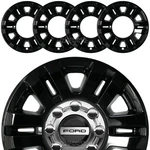 2017-19 Ford F250 F350 Xlt Super Duty 18" Black Wheel Skins Rim Covers Hub Caps. Fixed Price $99.99.