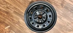 Nos Nissan 240SX 15X6 10 Hole Steel Wheel Painted Black. Fixed Price $75.00.