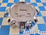 Hostile Wheels # HC-8007C (8-165.1/170) Chrome Center Cap 76 (qty. 1). Fixed Price $109.50.