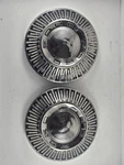 1965 1966 Ford Galaxie Dog Dish Hubcaps 10 1/2". Fixed Price $50.00.