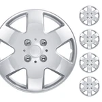 Hubcaps 15 Inch Replacement Wheel Covers Set Of 4 Bdk Silver Cars Easy Snap-on. Fixed Price $74.99.