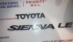 2000- 2003 Toyota Sienna Rear Trunk Center Emblem Badge Logo Plus Glue. Fixed Price $19.99.