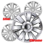 15 16" Set Of Wheel Covers Full Rim Snap On Hub Caps For R14-R16 Tire&steel. Fixed Price $39.99.