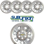 2014-2019 Chevrolet Silverado 1500 Wt 7950P-C 17" 6 Lug Chrome Wheel Skins SET/4. Fixed Price $134.99.