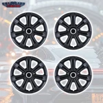 4PCS Black 14" Wheel Covers Hub Caps For Car Suv Truck R14 Tire & Steel. Fixed Price $37.99.