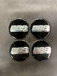 Bbs Lm Rz Center Caps Sticker Logos 70MM 09.24.030 Black Silver Set Of. Fixed Price $49.00.