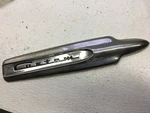 Original 1949-51 Ford Passenger Custom Rh Front Fender Trim Emblem 1A-16188-B. Fixed Price $15.00.