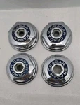 Set Of 4 Vintage Cragar Chrome Center Hub Caps 3" #29035. Fixed Price $75.00.