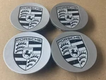 Porsche Macan Oem Factory Wheel Center Cap Silver & Black Set Of 4 Genuine 65MM. Fixed Price $99.00.
