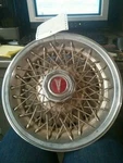 Wheel Cover W/wire Type W/lock Fits 80-81 Grand Prix 117421. Fixed Price $45.00.
