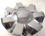 U2 Chrome 6 1/4" (face) Custom Wheel Center #CS377-2P (for Cap). Fixed Price $55.09.