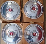 Nos 1955-1956 Ford Fairlane/thunderbird Hubcaps, Set Of 4, 15" Wheel Rim Covers. Fixed Price $495.00.