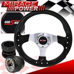 Black Hub Extender For 93-97 Del Sol + 320MM Fusion Style Steering Wheel. Fixed Price $56.99.