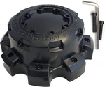 Black Ultra Wheel Center Hub Cap # 89-9879 C800806 W/bolts. Fixed Price $27.99.