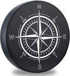 Spare Tire Cover,weatherproof Vinyl 32"-33" Compass Print, Black. Fixed Price $28.64.