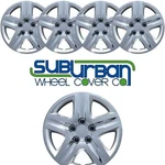 17" 5 Spoke Universal Fit Snap On Chrome Hubcaps Wheel Covers # 431-17C SET/4. Fixed Price $83.98.