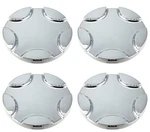 Set Of 4 New Chrome Wheel Rim Hub Center Caps Replacement 1999-2000 Ford .... Fixed Price $128.87.