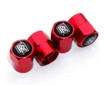 4X Hex Fit Rolls Royce Car Wheels Tire Air Valve Caps Stem Dust Cover Decor Red. Fixed Price $9.99.