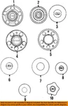 Ford Oem 95-97 Ranger Wheel Cover-hub Center Cap F57Z1130FB. Fixed Price $49.76.