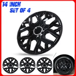 Glossy Black 14 Inch Universal Wheel Covers Hubcaps Rings For Cars/trucks/suvs. Fixed Price $42.99.