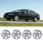 Set Of 15" Wheel Covers Full Rim Hubcaps For 2013 2014 2015 Honda Civic Silver. Fixed Price $45.99.