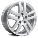 For Volkswagen Jetta 05-14 Alloy Factory Wheel Double 5-SPOKE Painted Silver. Fixed Price $168.98.