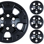 Pacrim 16" Gloss Black Wheel Skins For Toyota Tacoma (2005-2015) Abs Set Of 4. Fixed Price $119.99.