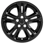 One Single 2016-2018 Chevrolet Cruze IMP-412BLKN 16" Gloss Black Wheel Skin New. Fixed Price $27.99.