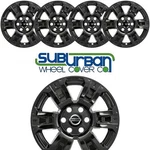 Set Of 4 Fits Nissan Titan Sv 2017-2021 Black 18" Wheel Skins / Alloy Rim Covers. Fixed Price $78.99.