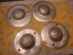 Set Of 4 Centerline Alloy Wheel Caps Covers 8-1/8 Diameter Part # CS123. Fixed Price $200.00.