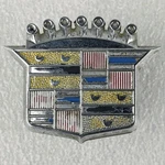 Vtg 1980S Cadillac Wheel Cover Emblem Badge Nameplate 254508 Metal 2". Fixed Price $14.95.