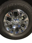Coast IWCIMP445X 16" Wheel Skin Split Spokes Chrome 4PC For Toyota. Fixed Price $107.99.