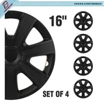 16" Set Of 4 Covers Full Rim Snap On Hub Caps Fits R16 Tire & Steel Wheels. Fixed Price $45.48.