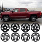 18" Wheel Rims Cover Hubcaps For 2014-2019 Chevy Silverado 1500 Ld R17 Alloy. Fixed Price $73.99.