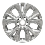 Coast Cover 18 Inch 5 V-spoke Chrome Set Of 4 Not Steel Wheels. Fixed Price $134.22.