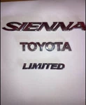 2008 Toyota Sienna Rear Trunk Center Emblem Badge Logo Plus Free Glue. Fixed Price $19.99.