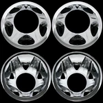 4 Chrome 08-10 Silverado Sierra 3500 17" Dually Wheel Simulators Rim Liners. Fixed Price $299.99.