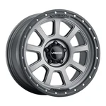 Vision 350 Ojos Rim 17X9 5X150 Offset 12 Satin Grey / Black Lip (quantity 1). Fixed Price $246.34.