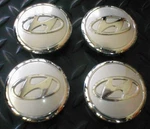 Set Of 4- Wheel Cover Center Hubcaps Hyundai Elantra 2006-2010 529602H800. Fixed Price $22.00.