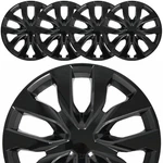 Fits Nissan Rogue 2014-2020 Black 17" Wheel Covers Full Rim Snap On Hub Caps. Fixed Price $64.99.