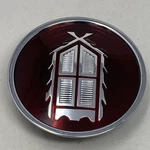 83 84 85 Ford Crown Victoria Center Cap Ornament Red E3AZ-1141-B E3AC1141AA Nos. Fixed Price $35.00.