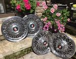 Buick Spoked Rwd 1980-1990 Deluxe Hub Caps 15" Wheel Oem 25506534 H#1074-B. Fixed Price $238.92.