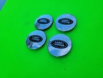 Set Of (4) Oem Land Rover Polished Center Caps 63MM RRJ500060MUZ T1250 BDD0A. Fixed Price $32.00.