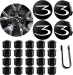 Wheel Center Caps For Tesla Model 3, Hub Kit With White. Fixed Price $26.99.