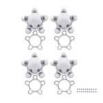 United Pacific Chrome On 4-1/2" Vintage Spider Wheel Hub Cover 4/SET C8057. Fixed Price $184.45.