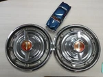 1966 Buick Set Of 2.. 14" Hubcaps With Spinnrs # 1996. Fixed Price $50.00.